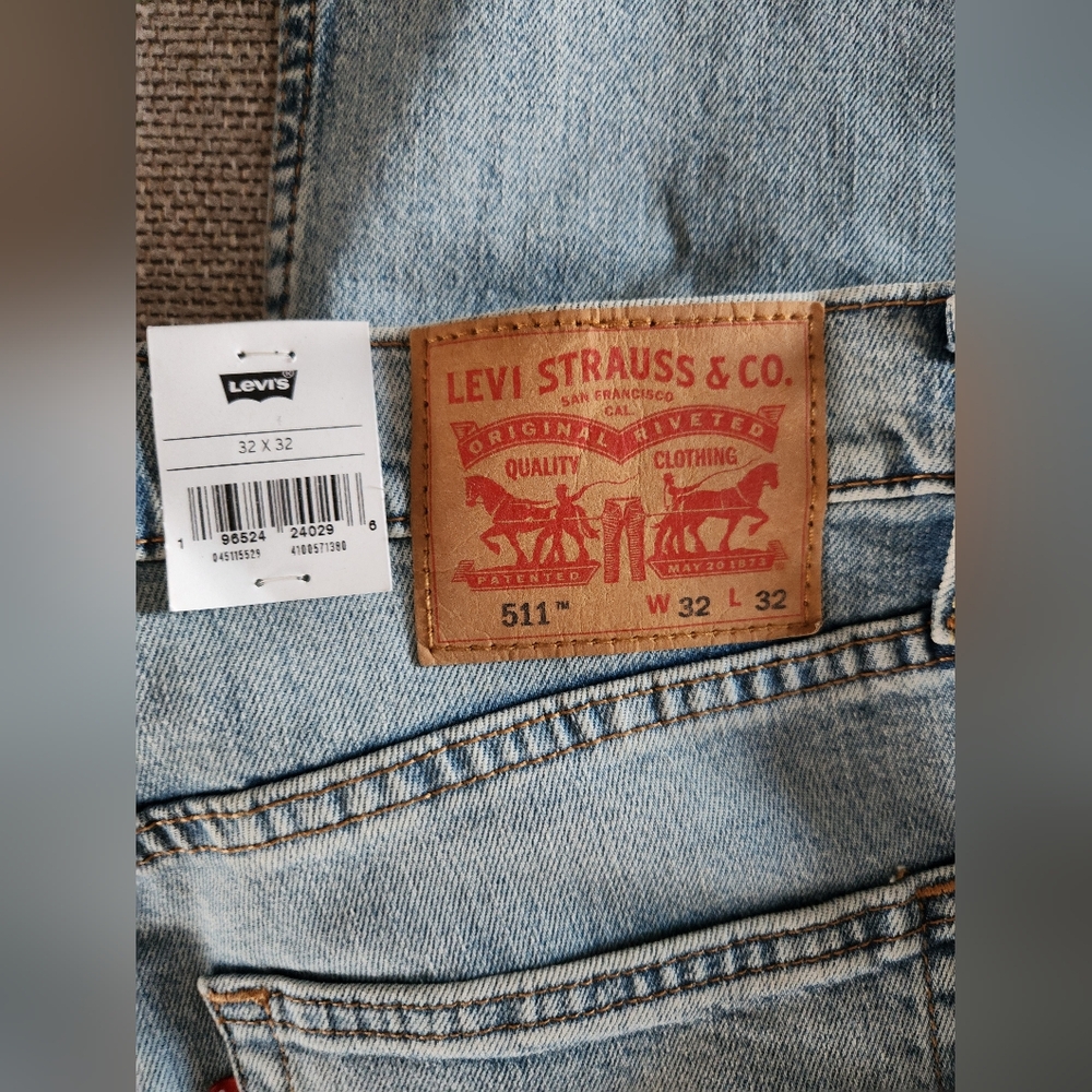 NWT LEVI'S® 511® SLIM FIT STRETCH ECO PERFORMANCE JEANS - Picture 5 of 5